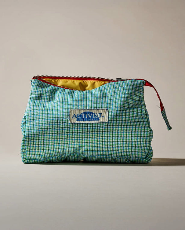 ACTIVIST Handcrafted Pouch – Green Plaid
