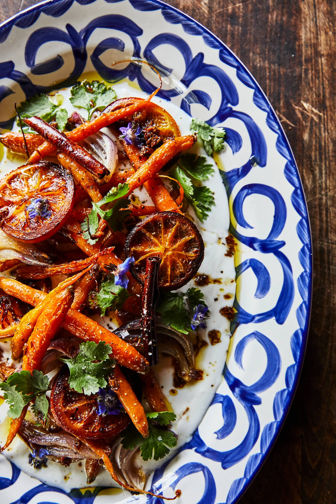 Caramelized Orange & Carrot Salad With Yogurt, Coriander & ACTIVIST Mānuka Honey