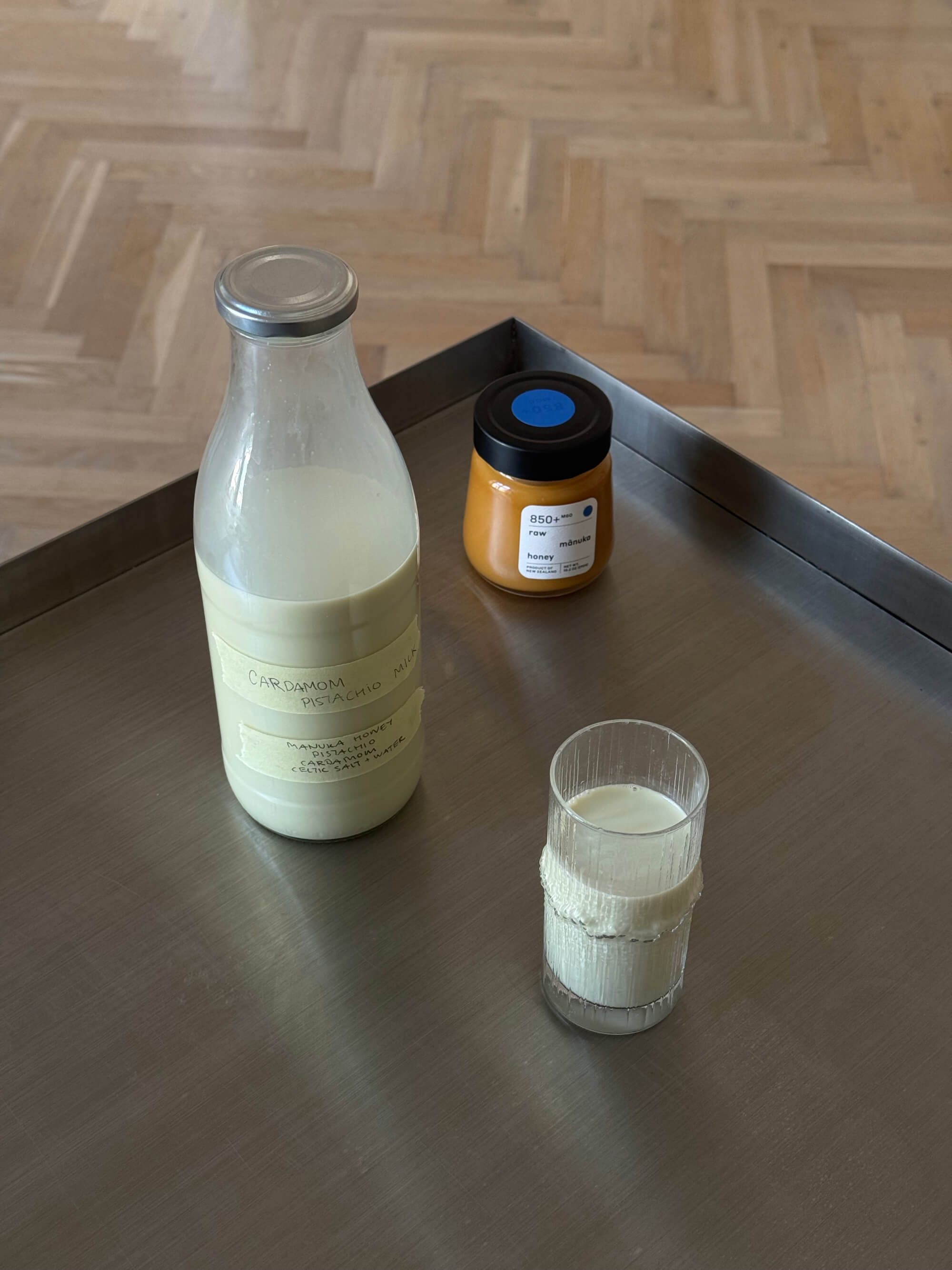 Pistachio Cardamom Milk