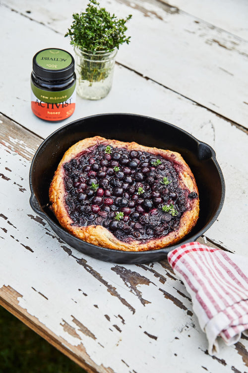 Mānuka Honey, Blueberry & Thyme Crostata