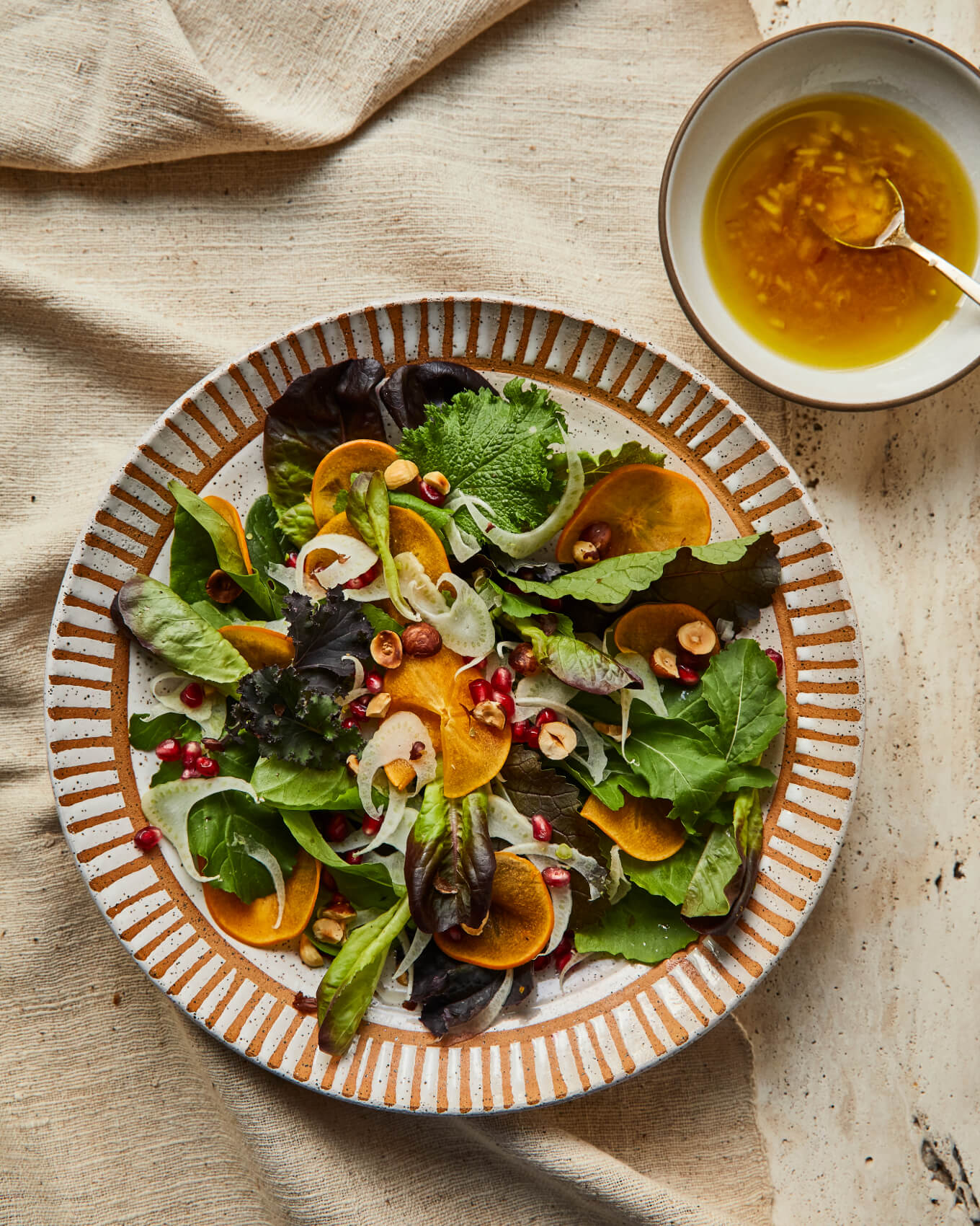 Fall Salad with Mānuka Honey Vinaigrette