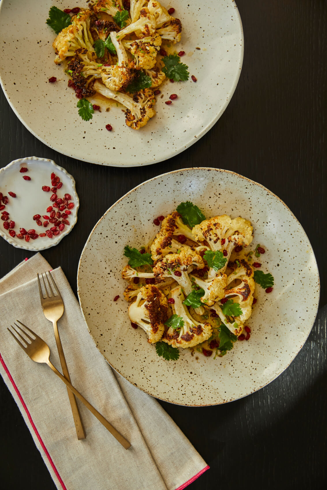 Roasted Cauliflower with Mānuka Honey Butter and Spice Drizzle