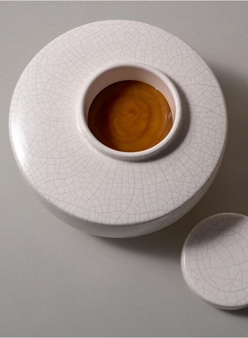 1000+MGO Raw Mānuka Honey Ceramic Vessel